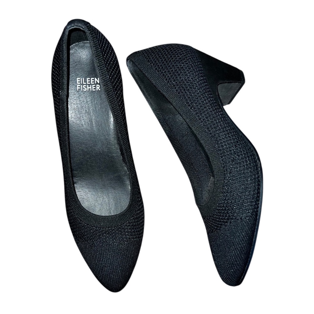 Eileen Fisher Kiss Stretch Knit Pumps size 8